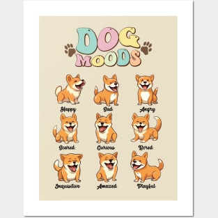 Dog Moods Posters and Art